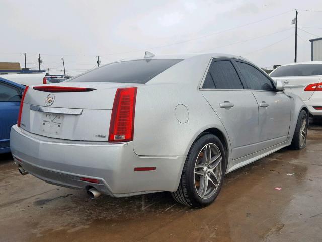 1G6DL5EV6A0121694 - 2010 CADILLAC CTS PERFOR SILVER photo 4