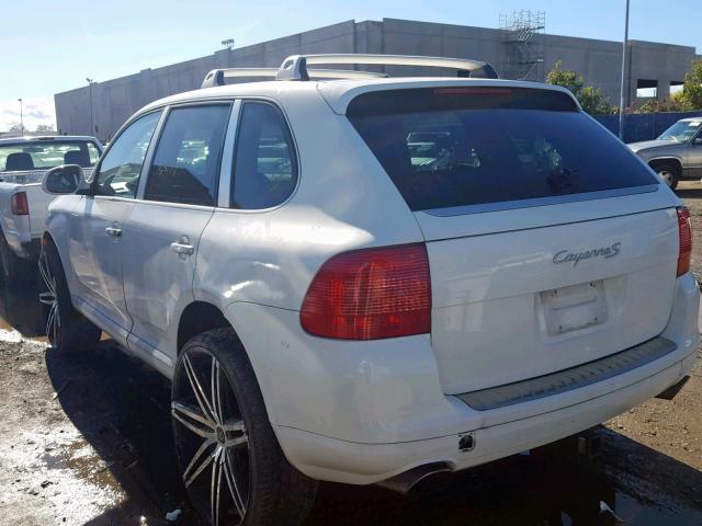 WP1AB29P75LA62414 - 2005 PORSCHE CAYENNE S WHITE photo 3