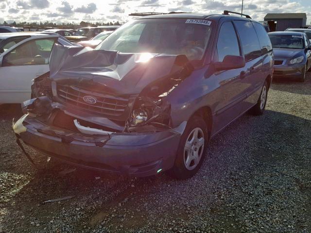 2FMZA51646BA15480 - 2006 FORD FREESTAR S BLUE photo 2