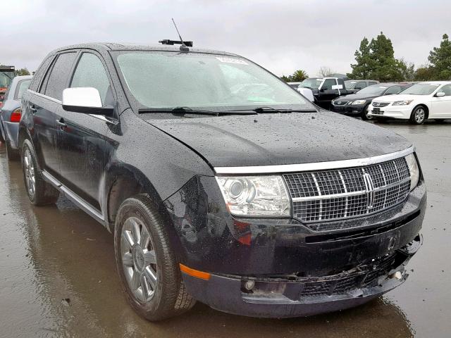 2LMDU68C77BJ17896 - 2007 LINCOLN MKX BLACK photo 1