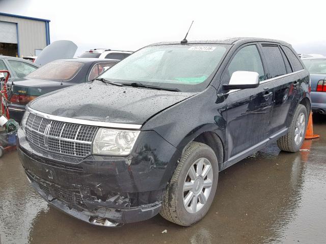 2LMDU68C77BJ17896 - 2007 LINCOLN MKX BLACK photo 2