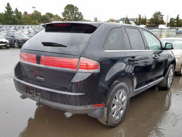 2LMDU68C77BJ17896 - 2007 LINCOLN MKX BLACK photo 4