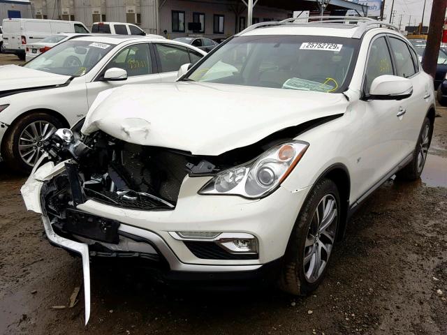 JN1BJ0RP8GM233474 - 2016 INFINITI QX50 WHITE photo 2