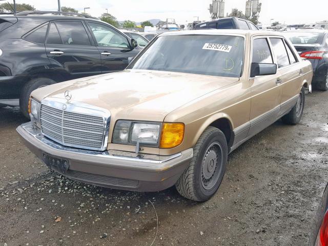 WDBCB25D0GA259606 - 1986 MERCEDES-BENZ 300 SDL GOLD photo 2