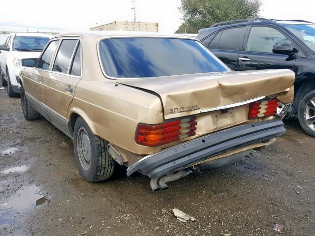 WDBCB25D0GA259606 - 1986 MERCEDES-BENZ 300 SDL GOLD photo 3