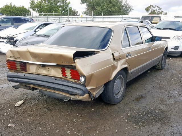 WDBCB25D0GA259606 - 1986 MERCEDES-BENZ 300 SDL GOLD photo 4