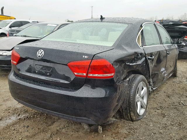 1VWAS7A39FC111618 - 2015 VOLKSWAGEN PASSAT S BLACK photo 4