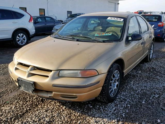 1B3EJ46X8TN128042 - 1996 DODGE STRATUS GOLD photo 2