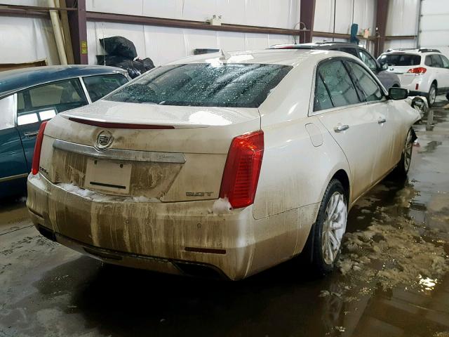 1G6AX5SX2E0156526 - 2014 CADILLAC CTS LUXURY WHITE photo 4