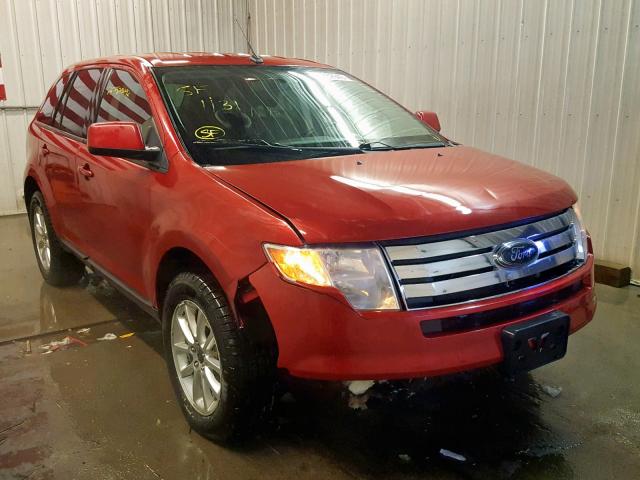 2FMDK4JC4ABA21389 - 2010 FORD EDGE SEL RED photo 1