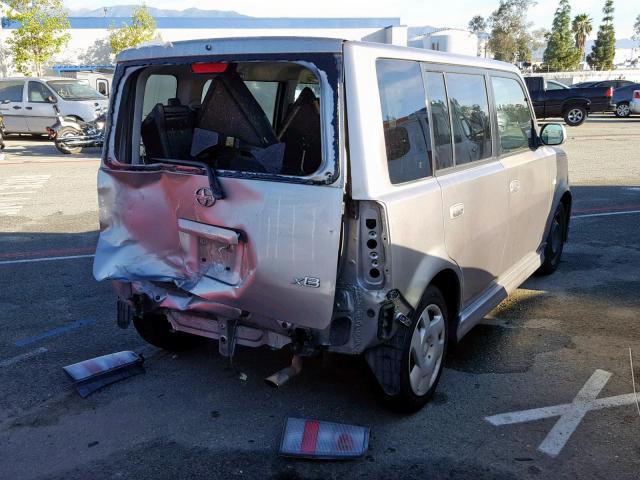 JTLKT324054027513 - 2005 TOYOTA SCION XB 灰色 照片 4