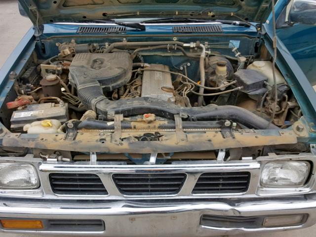 1N6SD16SXTC324133 - 1996 NISSAN TRUCK KING GREEN photo 7