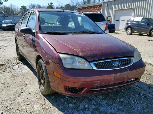 1FAFP34N47W278412 - 2007 FORD FOCUS ZX4 MAROON photo 1