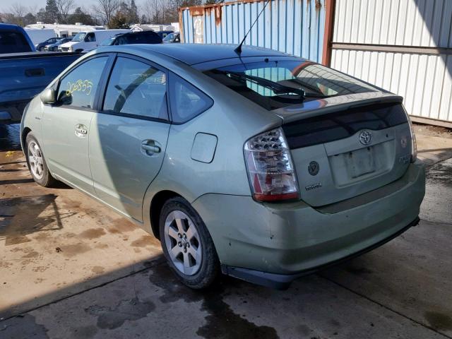 JTDKB20UX67081784 - 2006 TOYOTA PRIUS GREEN photo 3