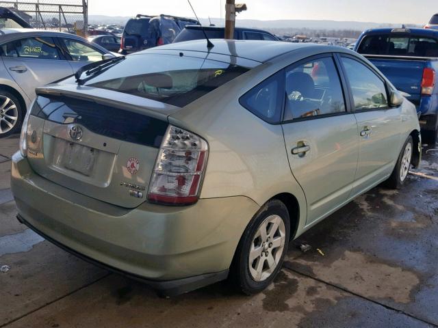 JTDKB20UX67081784 - 2006 TOYOTA PRIUS GREEN photo 4