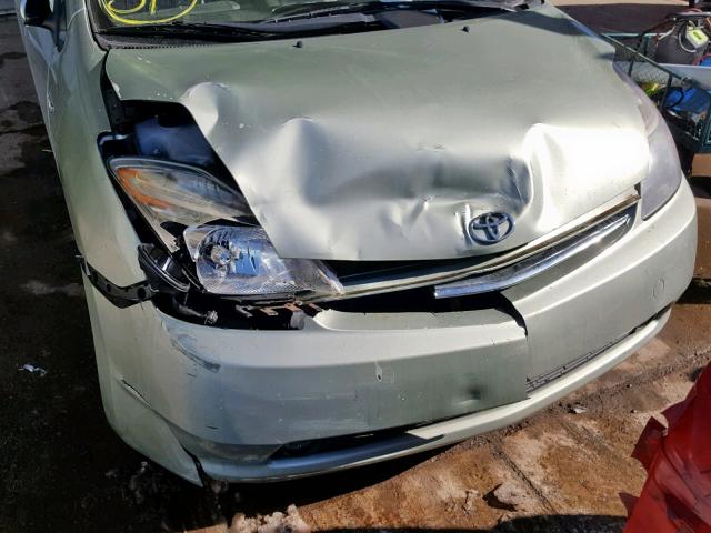 JTDKB20UX67081784 - 2006 TOYOTA PRIUS GREEN photo 9