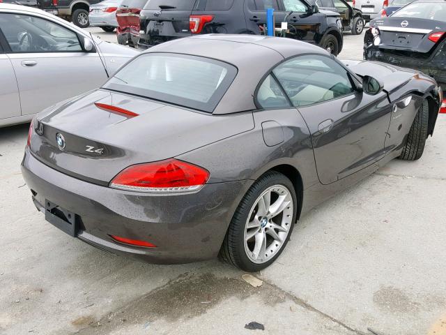 WBALM53599E376750 - 2009 BMW Z4 SDRIVE3 BROWN photo 4