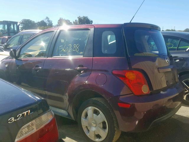 JTKKT624750109882 - 2005 TOYOTA SCION XA PURPLE photo 3