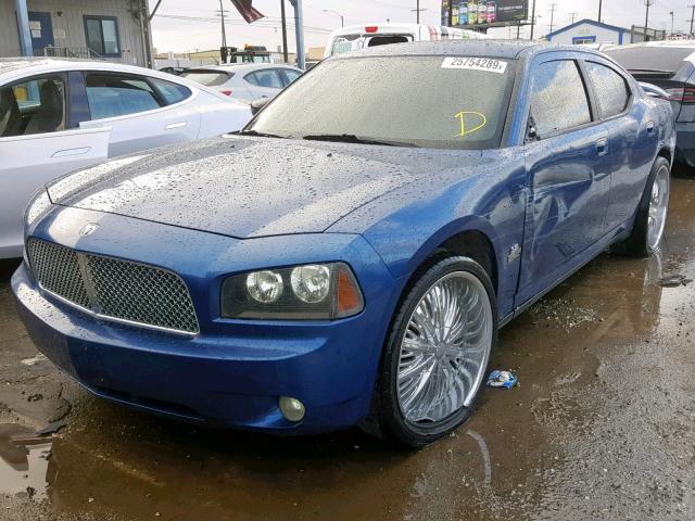 2B3KA33VX9H556471 - 2009 DODGE CHARGER SX BLUE photo 2