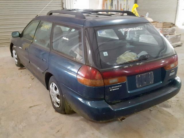 4S3BK4251W6300221 - 1998 SUBARU LEGACY BRI GREEN photo 3