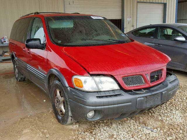 1GMDX03E5XD271316 - 1999 PONTIAC MONTANA / RED photo 1