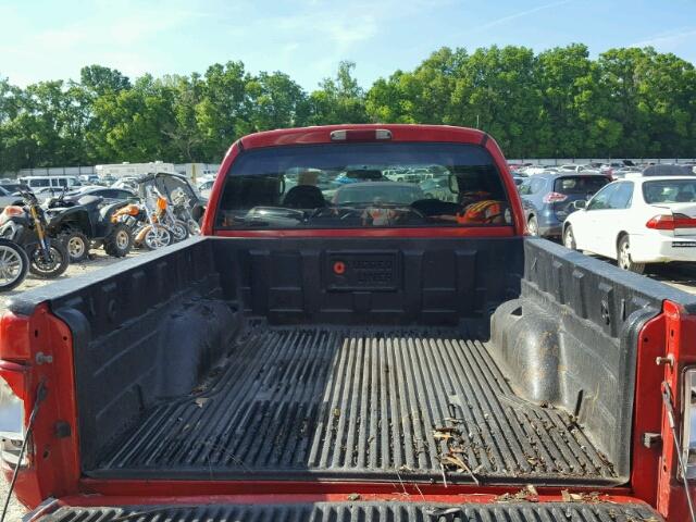 1D7HL48N14S509404 - 2004 DODGE DAKOTA QUA RED photo 9