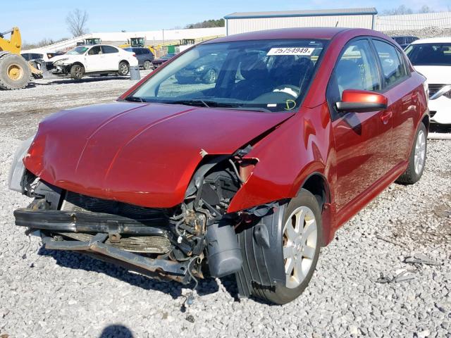 3N1AB6AP3AL727346 - 2010 NISSAN SENTRA 2.0 RED photo 2