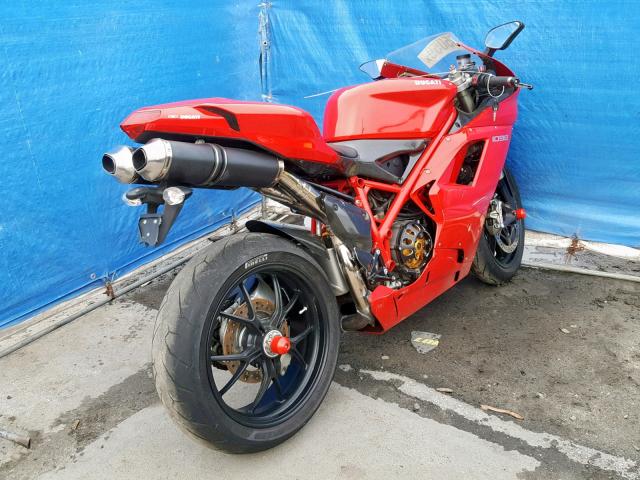 ZDM1XBEW67B006820 - 2007 DUCATI 1098 BASE RED photo 4