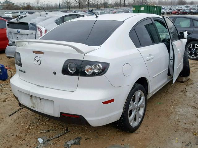 JM1BK323481820177 - 2008 MAZDA 3 S WHITE photo 4