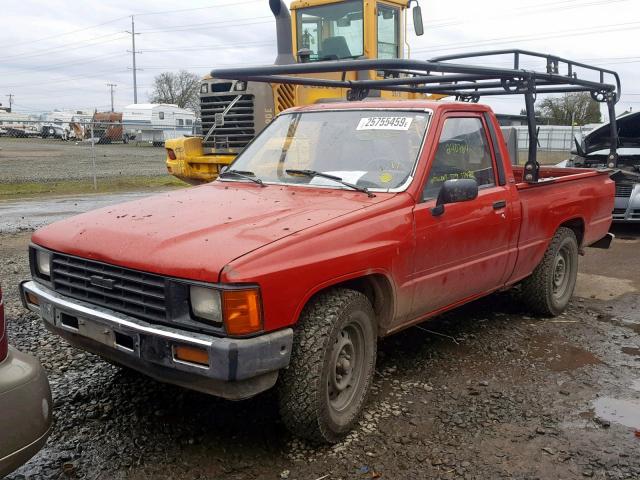 JT4RN50R9H0233245 - 1987 TOYOTA PICKUP 1/2 RED photo 2