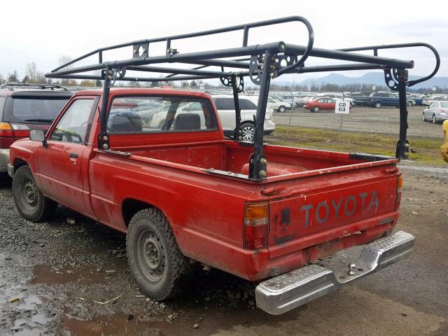 JT4RN50R9H0233245 - 1987 TOYOTA PICKUP 1/2 RED photo 3