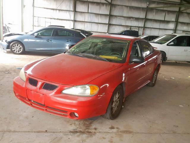 1G2NF52E34M536020 - 2004 PONTIAC GRAND AM S RED photo 2