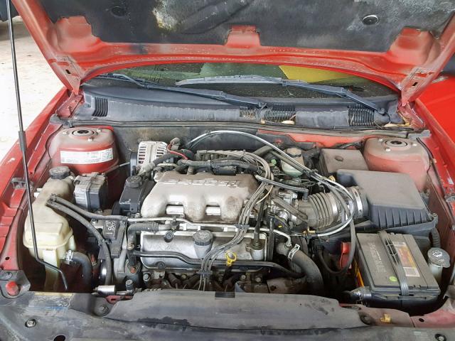 1G2NF52E34M536020 - 2004 PONTIAC GRAND AM S RED photo 7