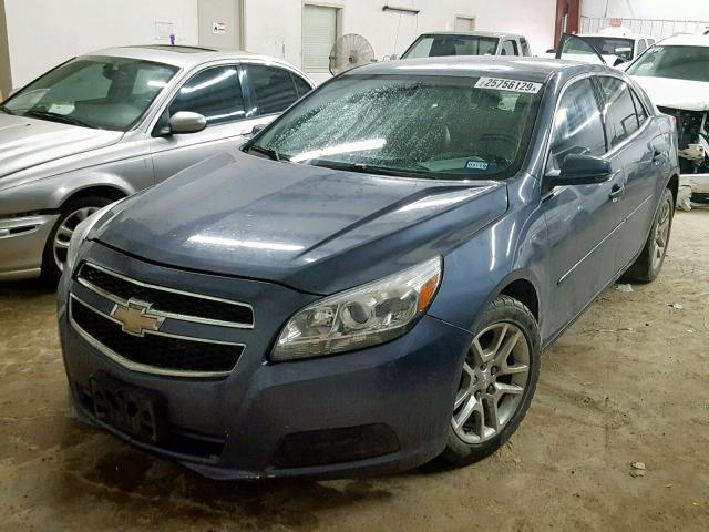 1G11C5SA7DF317784 - 2013 CHEVROLET MALIBU 1LT BLUE photo 2