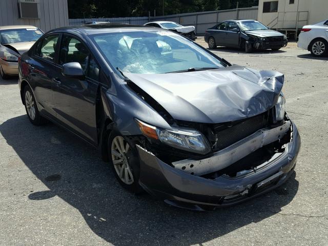 19XFB2F99CE348896 - 2012 HONDA CIVIC EXL 灰色 照片 1