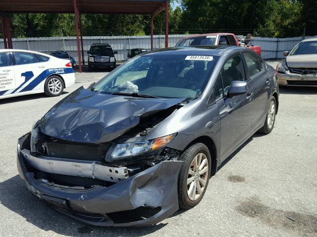 19XFB2F99CE348896 - 2012 HONDA CIVIC EXL 灰色 照片 2