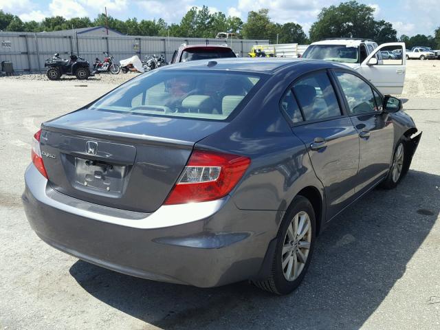 19XFB2F99CE348896 - 2012 HONDA CIVIC EXL 灰色 照片 4