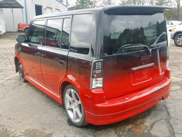 JTLKT324650183496 - 2005 TOYOTA SCION XB 黑色 照片 3
