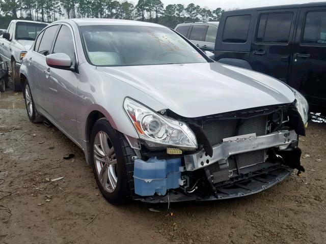 JN1CV6AP3DM726076 - 2013 INFINITI G37 BASE SILVER photo 1