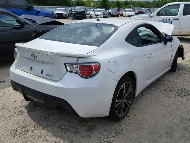 JF1ZNAA14E9705009 - 2014 TOYOTA SCION FR-S WHITE photo 4