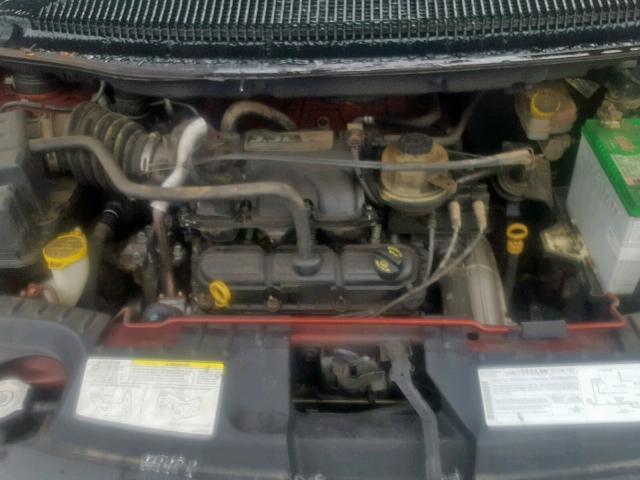 2A4GP44R67R267163 - 2007 CHRYSLER TOWN & COU RED photo 7