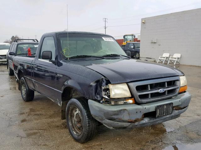 1FTYR10C1YPA43919 - 2000 FORD RANGER BLUE photo 1