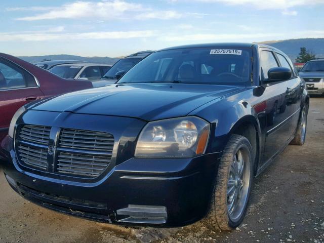 2D4FV47T76H469192 - 2006 DODGE MAGNUM SE BLACK photo 2