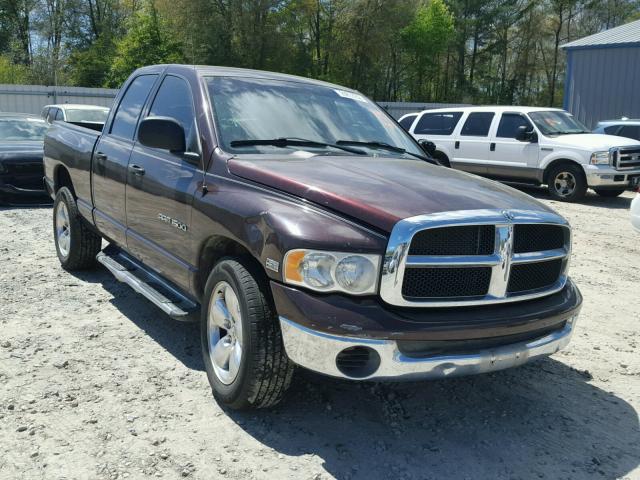 1D7HA18D04S776223 - 2004 DODGE RAM 1500 S MAROON photo 1