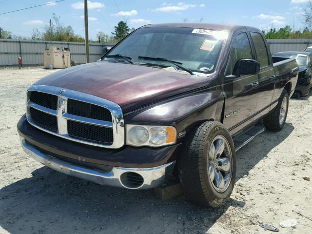 1D7HA18D04S776223 - 2004 DODGE RAM 1500 S MAROON photo 2