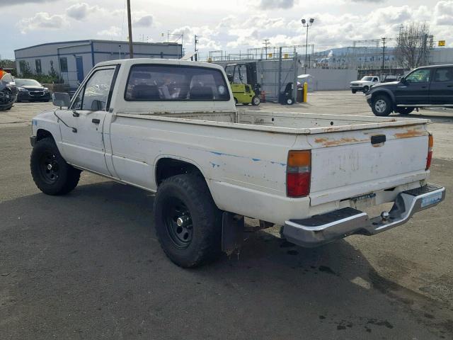 JT4RN55F8F0130782 - 1985 TOYOTA PICKUP 1 T WHITE photo 3