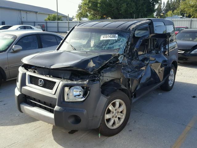 5J6YH28636L020891 - 2006 HONDA ELEMENT EX BLACK photo 2