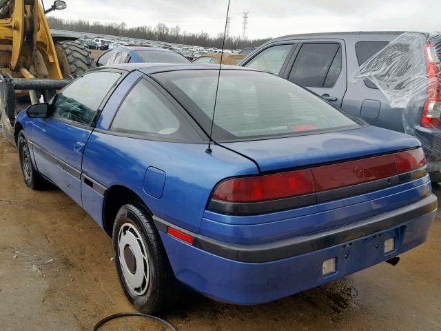 4P3CS34T1LE055480 - 1990 PLYMOUTH LASER BLUE photo 3