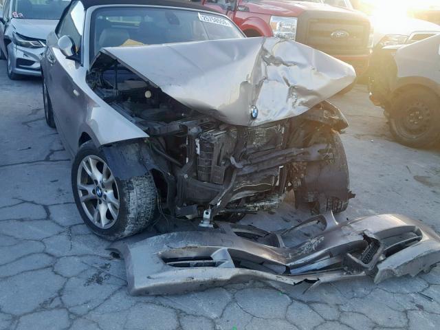 WBAUL73599VE86610 - 2009 BMW 128 I SILVER photo 9