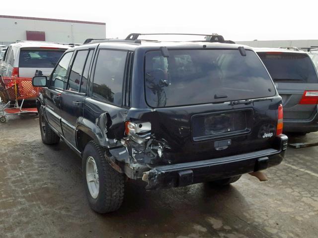 1J4FX48S6WC294931 - 1998 JEEP GRAND CHER BLACK photo 3